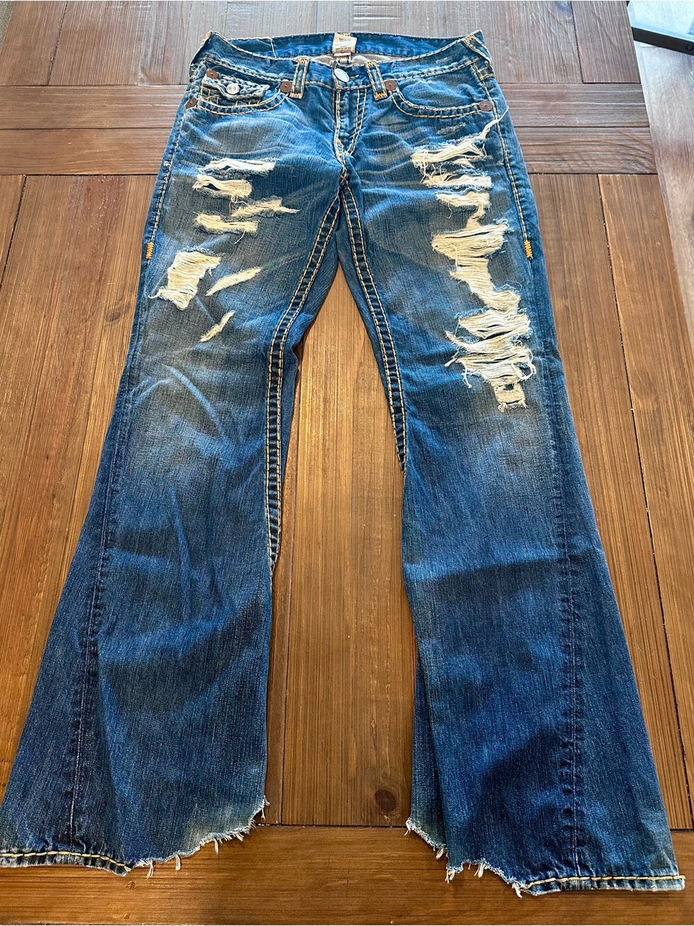 True Religion Joey Super T Jeans Flare Bootcut